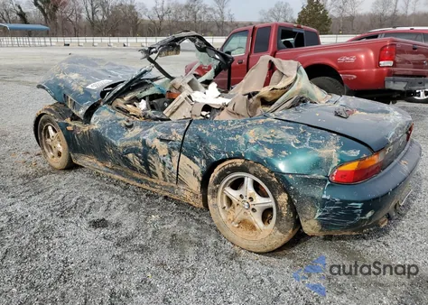 1997 BMW Z3 1.9 из США, поврежденный, VIN 4USCH7329VLE02307